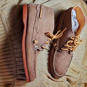 J. D. FISK Nubuck Suede Leather Chukka/deck-boat Ankle Boots(EUC)